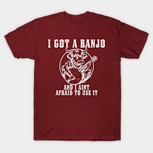 Banjo Cow T-Shirt